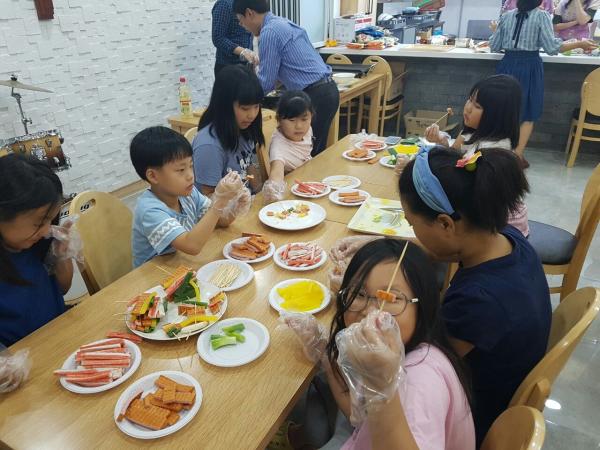 추석음식 만들기를 통한 아이들의 창의력 엿보기 